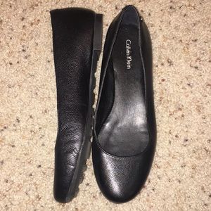 Calvin Klein Black Flats